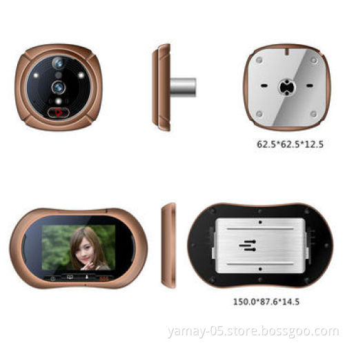3.7" LCD Motion Detection Doorbell Home Smart Peephole